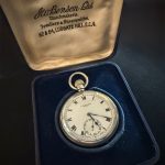 J W BENSON SILVER POCKET WATCH - Image 9