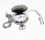 Vintage Turquoise and Silver Pocket Watch | Best Man Gift Idea - Image 4