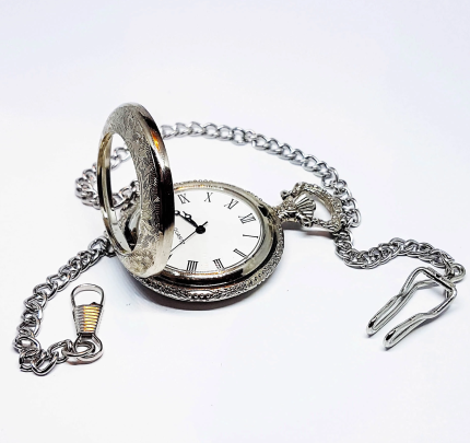 Vintage Bohemian Floral Pocket Watch | Elegant Groomsmen Watch
