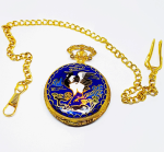 Art Nouveau Bird Pocket Watch | Can Be Engraved
