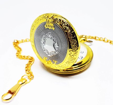 Victorian Two-tone Vintage Pocket Watch | Best Man Gift Idea