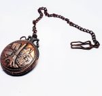 Aged Rose Gold Paris Pocket Watch | Vintage Whimsical Pocket Watch - Image 2