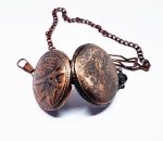 Aged Rose Gold Paris Pocket Watch | Vintage Whimsical Pocket Watch - Image 4