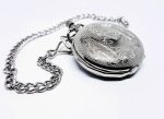 Bohemian Silver-tone Vintage Pocket Watch with Intricate Details - Image 7