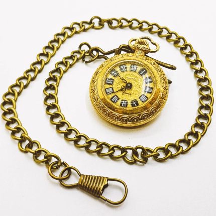 Golden Normandia Pocket Watch | Little Vintage Gold-tone Pocket Watch