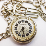 Reglia Vintage Silver Pocket Watch