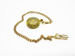 Tiny Vintage Gold-tone Pocket Watch | Groomsman Gift Idea - Image 2