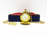 Tiny Vintage Gold-tone Pocket Watch | Groomsman Gift Idea - Image 5