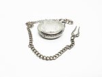 Wedding Suit Silver Pocket Watch Vintage | Can Be Engraved Upon Request - Image 3