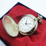 Elegant Silver-Tone Pocket Watch | Can Be Engraved Upon Request