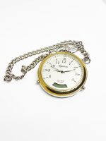 Majestron Mens Stainless Steel Pocket Watch | Two Tone Quartz Pocket Watch - Image 3