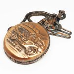 Mercedes 1903 Car Pocket Watch | Cool Bronze Car Collector Gift Watch