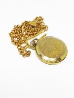 Heritage Swiss-made Pocket Watch | Gold-tone Vintage Pendant - Image 4
