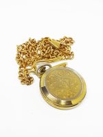 Heritage Swiss-made Pocket Watch | Gold-tone Vintage Pendant - Image 5