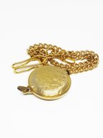 Vantage by Hamilton Shockresistant Pocket Watch  | Gold-tone Vintage Pendant - Image 8