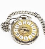 Bercona Swiss Mechanical Pocket Watch | Gold Luxury Vintage Pendant Watch