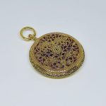 Gold-tone Mandala Pocket Watch | Gentlemen's Railroad Vest Watch - Image 2