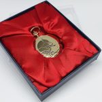 Minimalist Gold-tone Pocket Watch | Elegant Pocket Gift Watch - Image 3