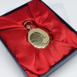 Minimalist Gold-tone Pocket Watch | Elegant Pocket Gift Watch - Image 8