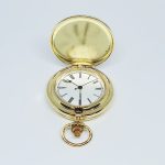 Minimalist Gold-tone Pocket Watch | Elegant Pocket Gift Watch - Image 6