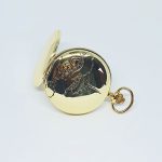 Minimalist Gold-tone Pocket Watch | Elegant Pocket Gift Watch - Image 7