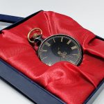 Black Dial Pocket Watch with Gold-tone Details | Antique-style Watches - Image 8