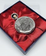 Antique Train Locomotive Silver-tone Pocket Watch | Railroad Watch - Image 7