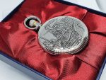 Antique Train Locomotive Silver-tone Pocket Watch | Railroad Watch - Image 8
