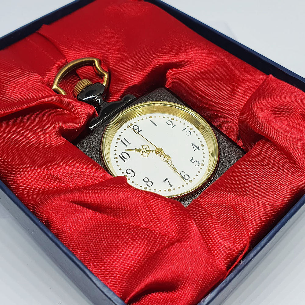 20200209_172450.jpg Square-shaped Black Pocket Watch | Square-Shaped Black Vest Watch - Image 1