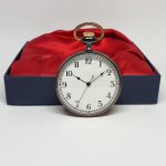 Rose-gold Pocket Watch with Gothic Floral Print | Railroad Watch - Image 6