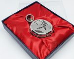 Minimalist Silver-tone Pocket Watch | Best Man Pocket Gift Watch - Image 4