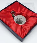 Minimalist Silver-tone Pocket Watch | Best Man Pocket Gift Watch - Image 5