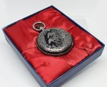 Silver-tone Cyclists Pocket Watch | Antique Bike Ride Pocket Watch - Image 7