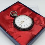Silver-tone Cyclists Pocket Watch | Antique Bike Ride Pocket Watch - Image 3