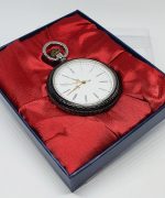 Silver-tone Cyclists Pocket Watch | Antique Bike Ride Pocket Watch - Image 8