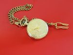 Bohemian Gold-tone Pocket Watch | Vintage Elegant Vest Watch - Image 4