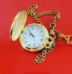Bohemian Gold-tone Pocket Watch | Vintage Elegant Vest Watch - Image 3