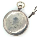 1884 Coin Silver Elgin Biscuit Watch - Image 3