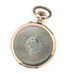 Victorian Coin Silver Pocket Watch With Rose Gold Filled Accents - Image 2