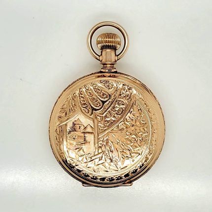 Mechanical Pocket Watch Horses