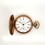 1907 14Kt Yellow Gold 0 Size Waltham Hunters Case Pocket Watch - Image 2