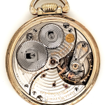 Antique 1918 Ball Official Standard Open Faced Pocket Watch - Image 2