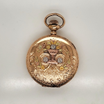 1909 Elgin Gold Filled Three Color Gold Hunters Case Pocket Watch - Image 2