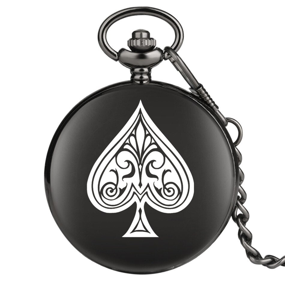 Ace-of-Spades-Pocket-Watch.jpg Ace of Spades Pocket Watch - Image 1
