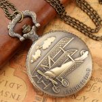 Antique Pocket Watch Fokker Dr1 - Image 4