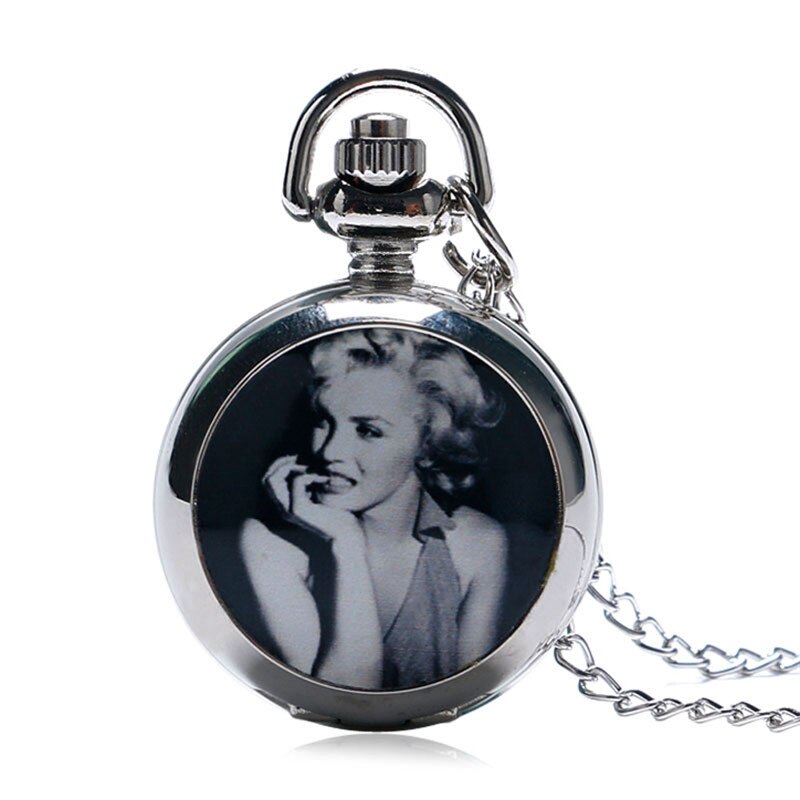 Antique-Pocket-Watch-Marilyn-Monroe.jpg Antique Pocket Watch Marilyn Monroe - Image 1