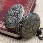 Antique Pocket Watch Retro Floraison - Image 3