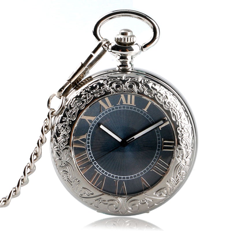 Antique-Pocket-Watch-Roman-Numerals.jpg Antique Pocket Watch Roman Numerals - Image 1