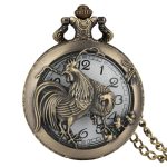 Antique Pocket Watch Rooster