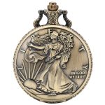Antique Pocket Watchpl In God We Trust